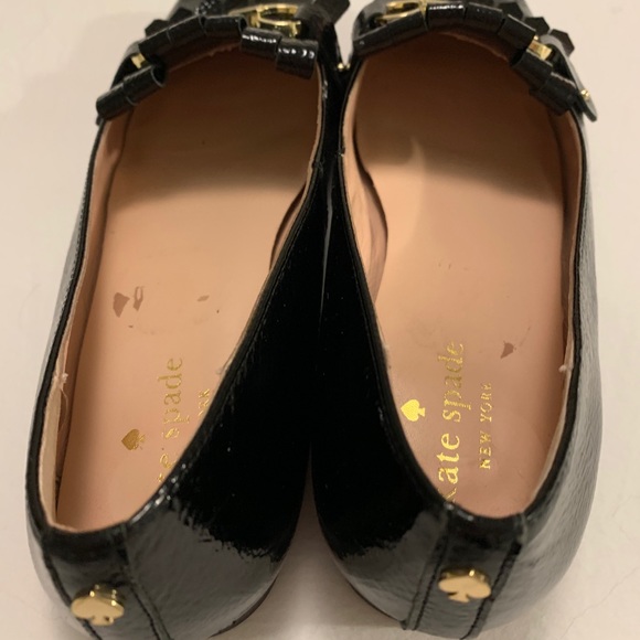 Kate Spade Black Leather Loafers - Picture 7 of 10